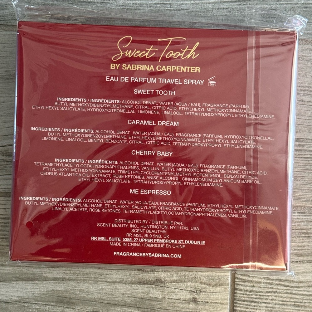 Sweet Tooth travel Quatro Eau De Parfum perfume Giftset Set by Sabrina Carpenter - Picture 2 of 6